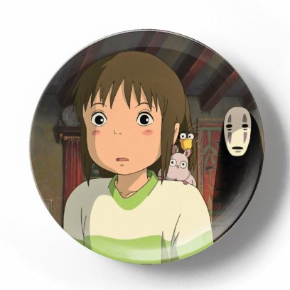 Декоративная тарелка Хаяо Миядзаки. Унесенные призраками Удивление