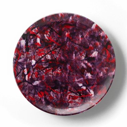 Декоративная тарелка Грег Ван Дайк Пурпурная композиция