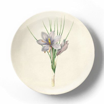 Декоративная тарелка Пьер Жозеф Редуте Фиолетовый цветок крокуса
