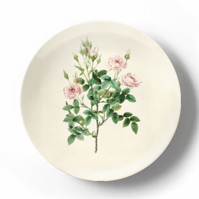 Декоративная тарелка Пьер Жозеф Редуте Роза кустовая