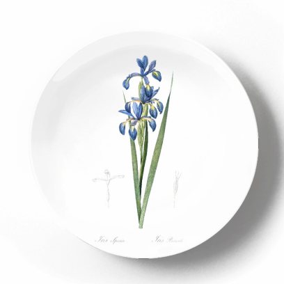 Декоративная тарелка Пьер Жозеф Редуте Ирис ложный или Синий флаг