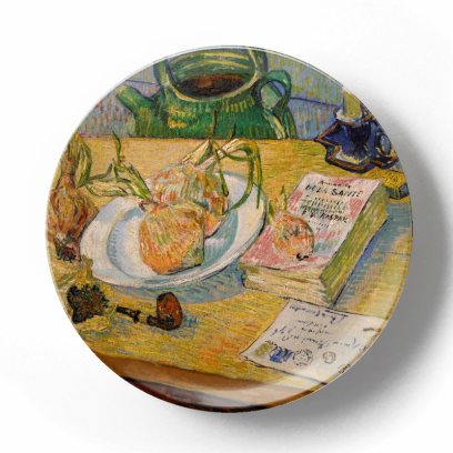 Декоративная тарелка Винсент Ван Гог Натюрморт тарелка с луком