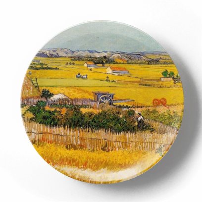 Декоративная тарелка Винсент Ван Гог Ла Кро. Франция.