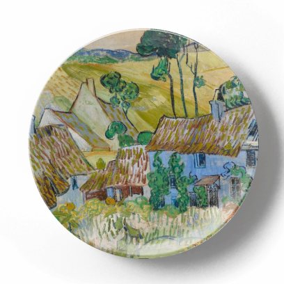 Декоративная тарелка Винсент Ван Гог Фермы под Овером