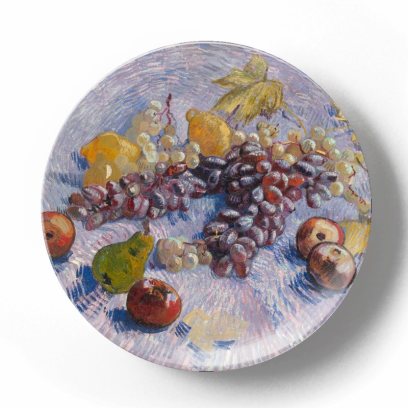 Декоративная тарелка Винсент Ван Гог Виноград, лимоны, персики и яблоки
