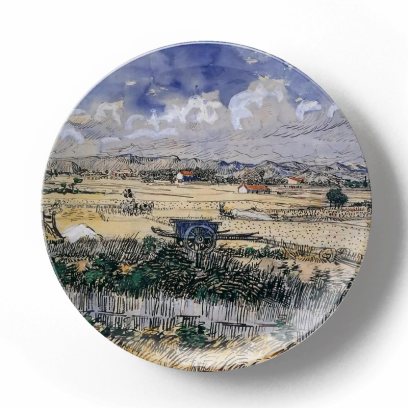 Декоративная тарелка Винсент Ван Гог Дома в Провансе