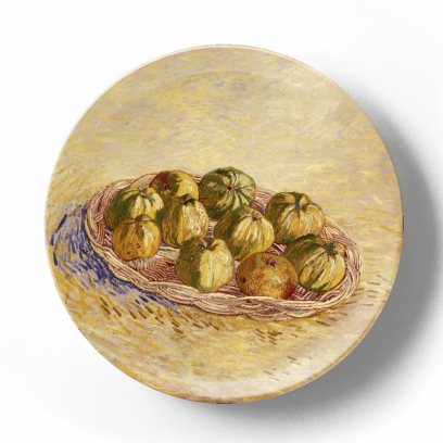 Декоративная тарелка Винсент Ван Гог Яблочная корзина