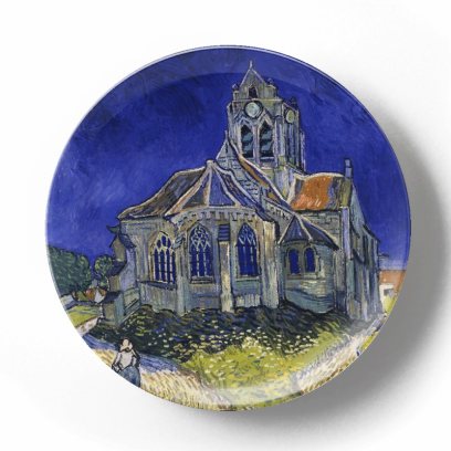 Декоративная тарелка Винсент Ван Гог Церковь в Овере