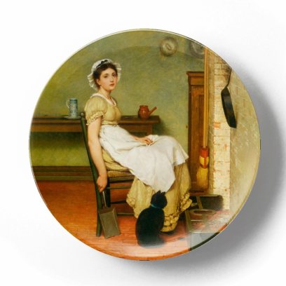 Декоративная тарелка Джордж Данлоп Лесли После уборки