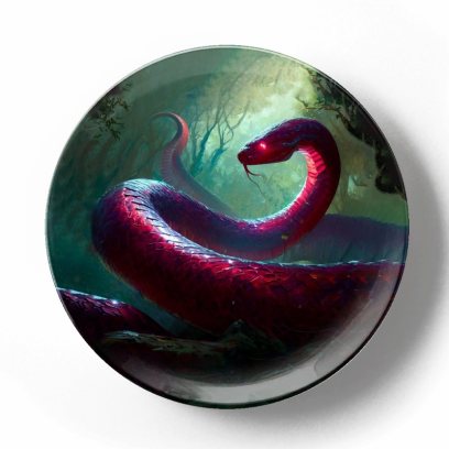 Гигантская огненная змея