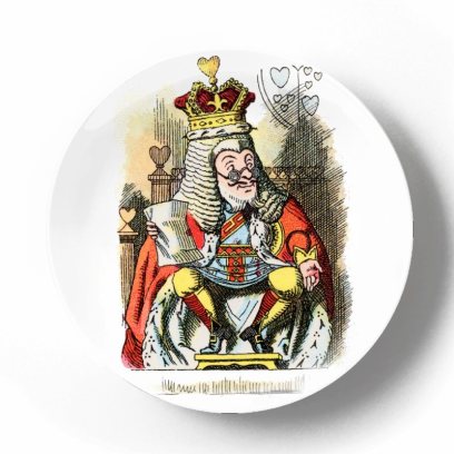 Декоративная тарелка Льюис Кэролл Король