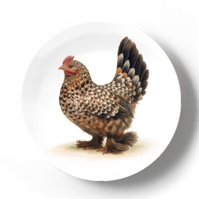 Декоративная тарелка Жан Габриэль Ги Бентамка курица