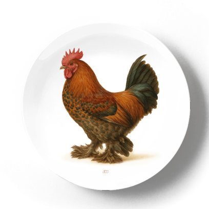 Декоративная тарелка Жан Габриэль Ги Бентамка петух