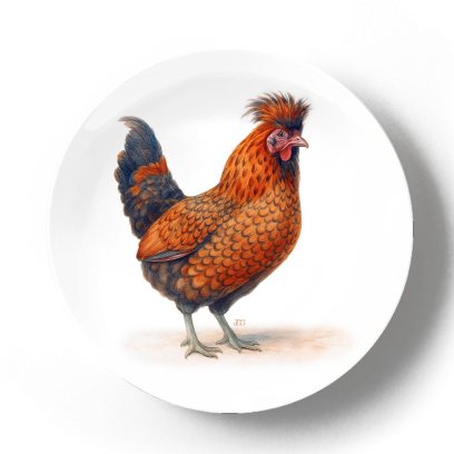 Декоративная тарелка Жан Габриэль Ги Павловская курица