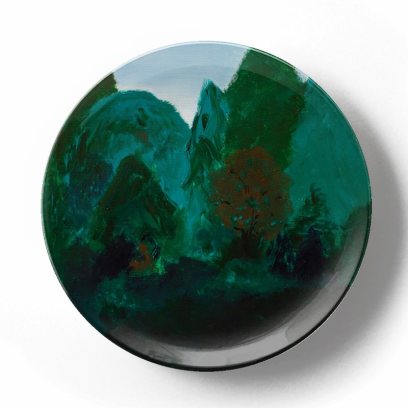 Декоративная тарелка Грег Ван Дайк Как Алик в тайге заблудился