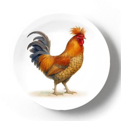Декоративная тарелка Жан Габриэль Ги Павловский петух