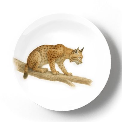 Декоративная тарелка Жан Габриэль Ги Рысь