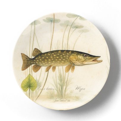 Декоративная тарелка Жан Габриэль Ги Щука в воде
