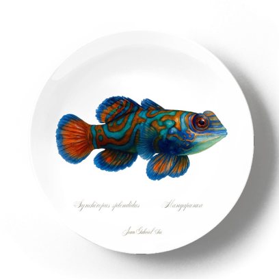 Декоративная тарелка Жан Габриэль Ги Мандаринка