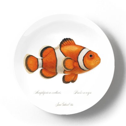 Декоративная тарелка Жан Габриэль Ги Рыба Клоун