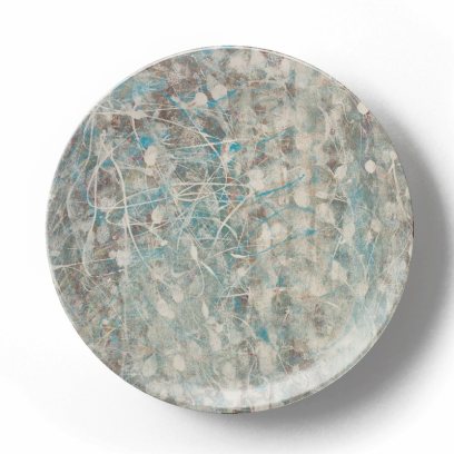 Декоративная тарелка Грег Ван Дайк Серая композиция