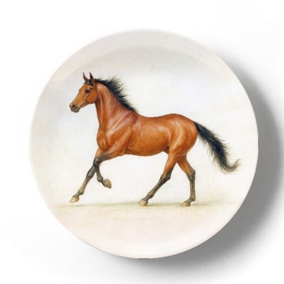 Декоративная тарелка Жан Габриэль Ги Арабская скаковая