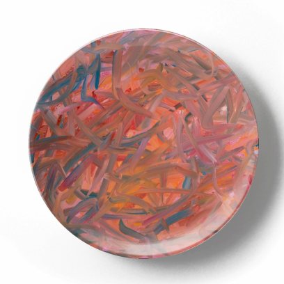 Декоративная тарелка Грег Ван Дайк Розовая композиция 3