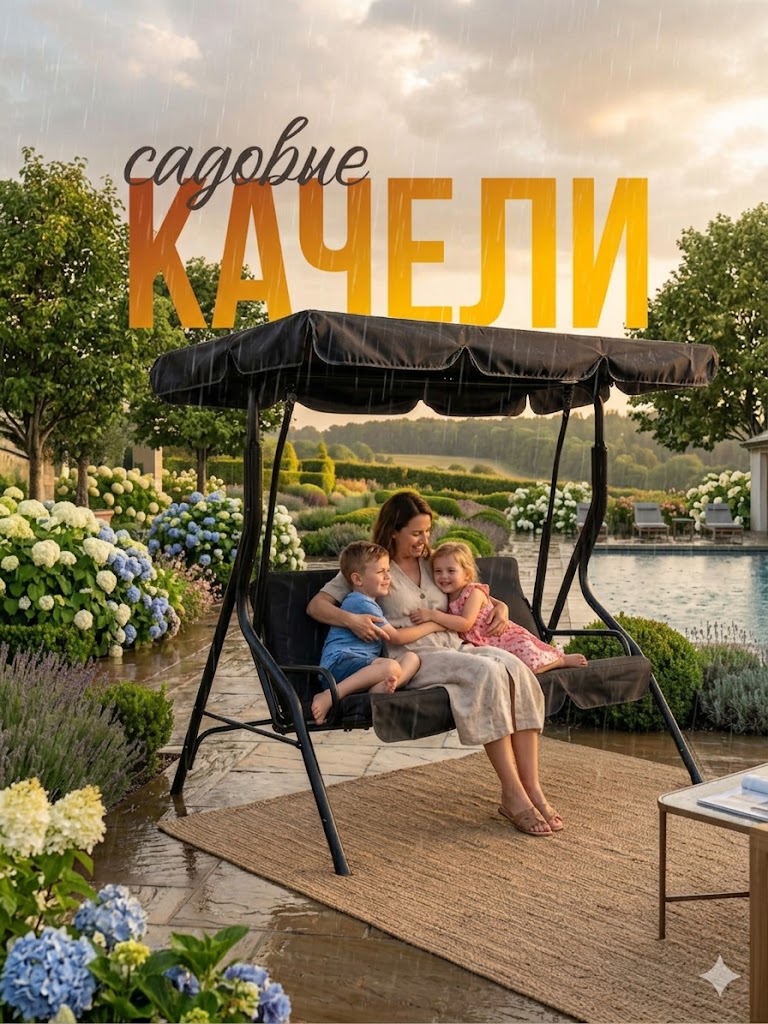 Качели садовые Для дачи