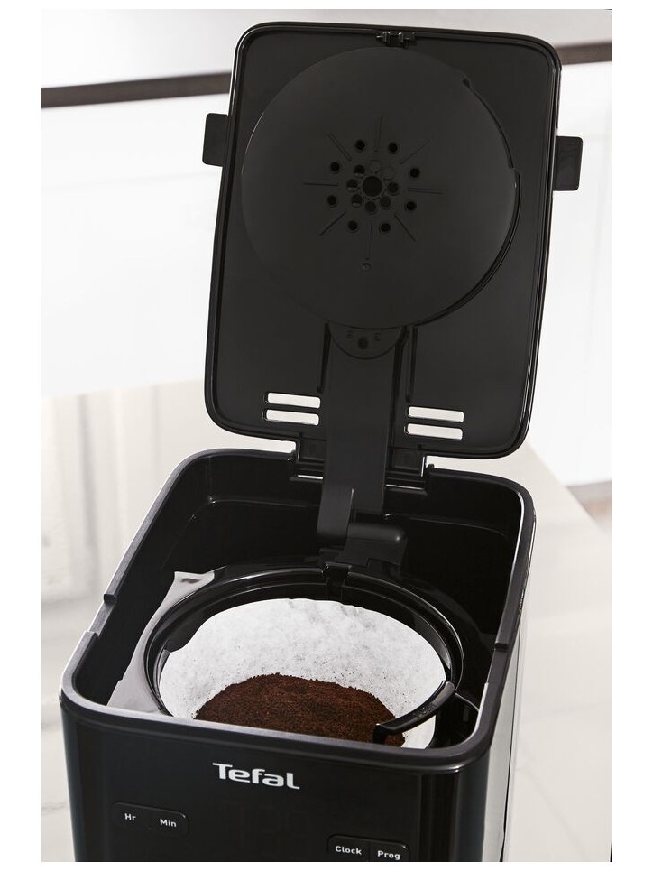 Кофеварка капельная Tefal Smart&Light CM600810, черная