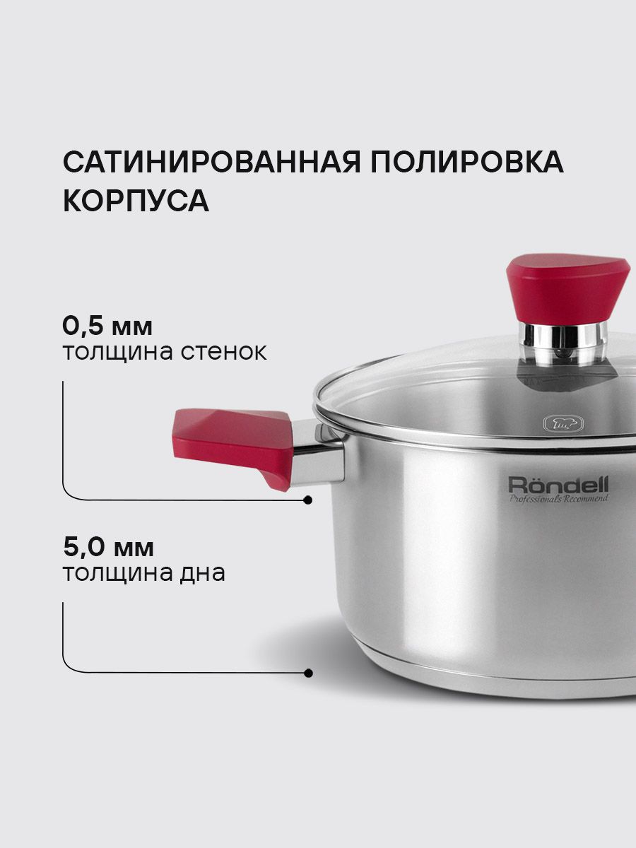 Набор посуды Rondell Strike RDS-817 Набор из 6 предметов