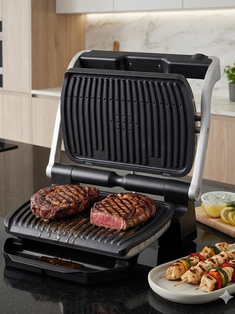 Гриль электрический Tefal Optigrill+ GC712D34