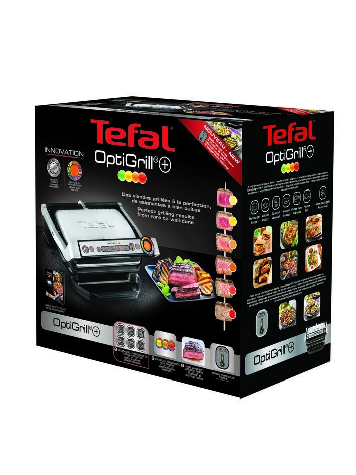 Гриль электрический Tefal Optigrill+ GC712D34