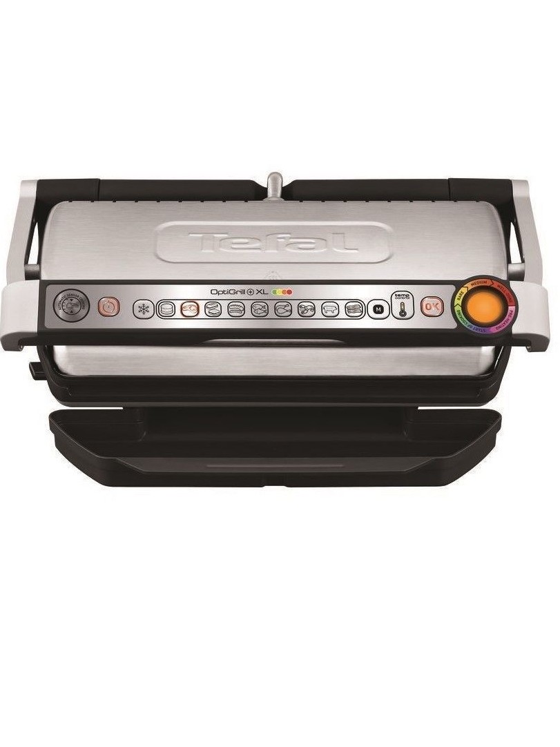 Гриль электрический Tefal OptiGrill XL 9 автопрограмм, со съемными панелями, GC722D34