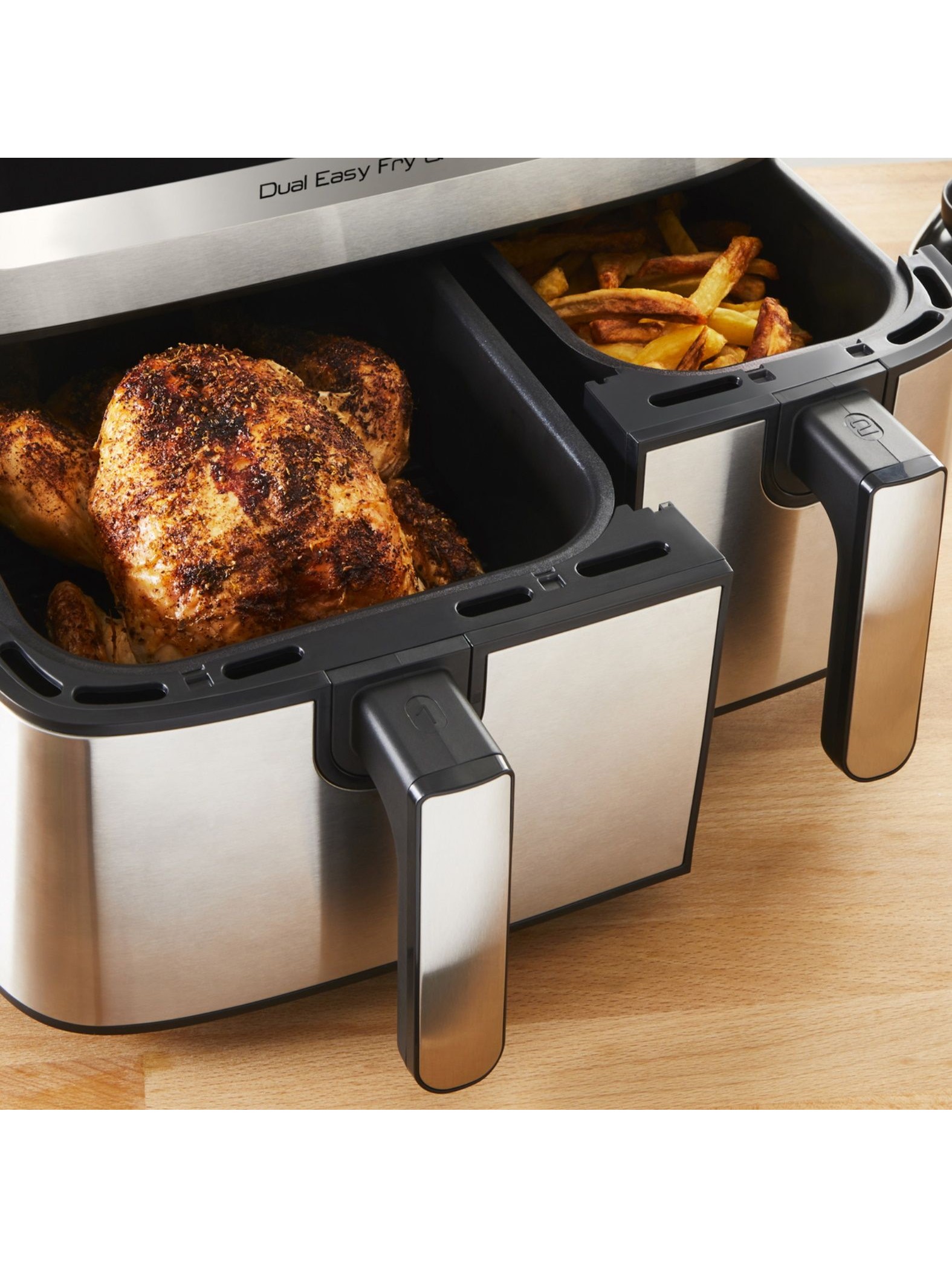 Аэрогриль Tefal 8 автопрограмм, 2 чаши, EasyFry&Grill, EY905D10