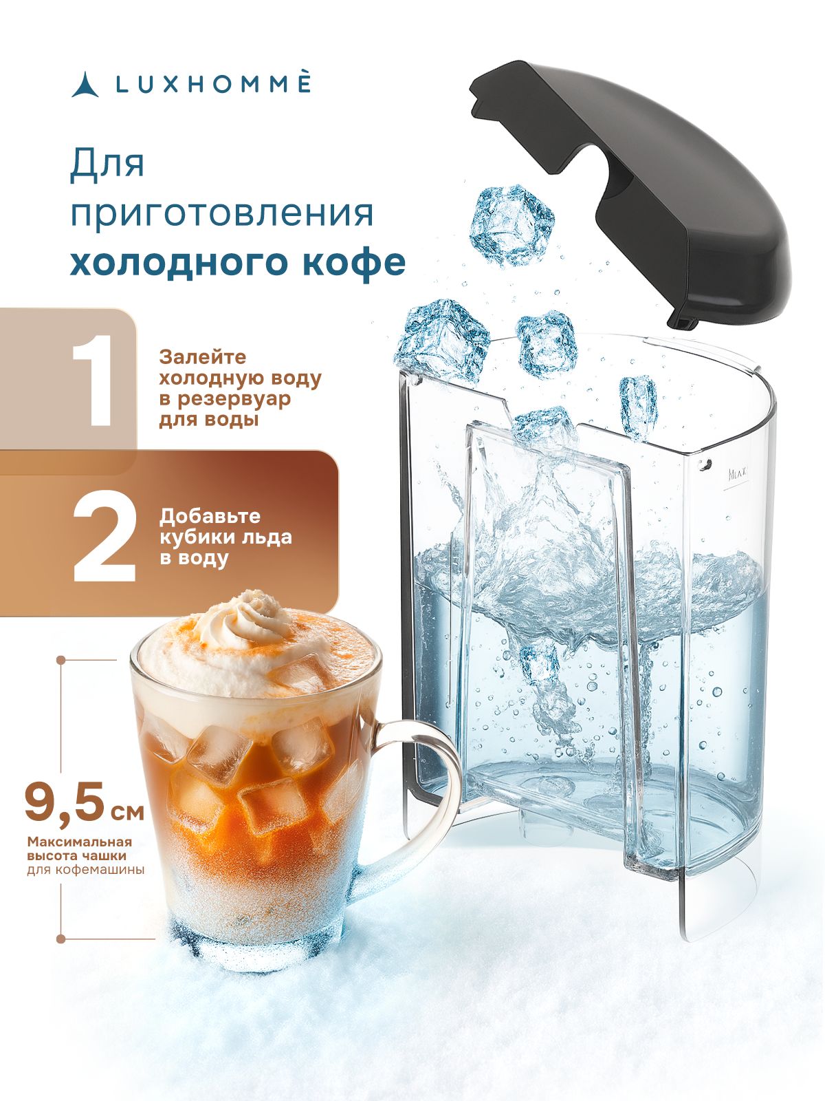Кофемашина капсульная Nespresso Luxhomme 4 в 1