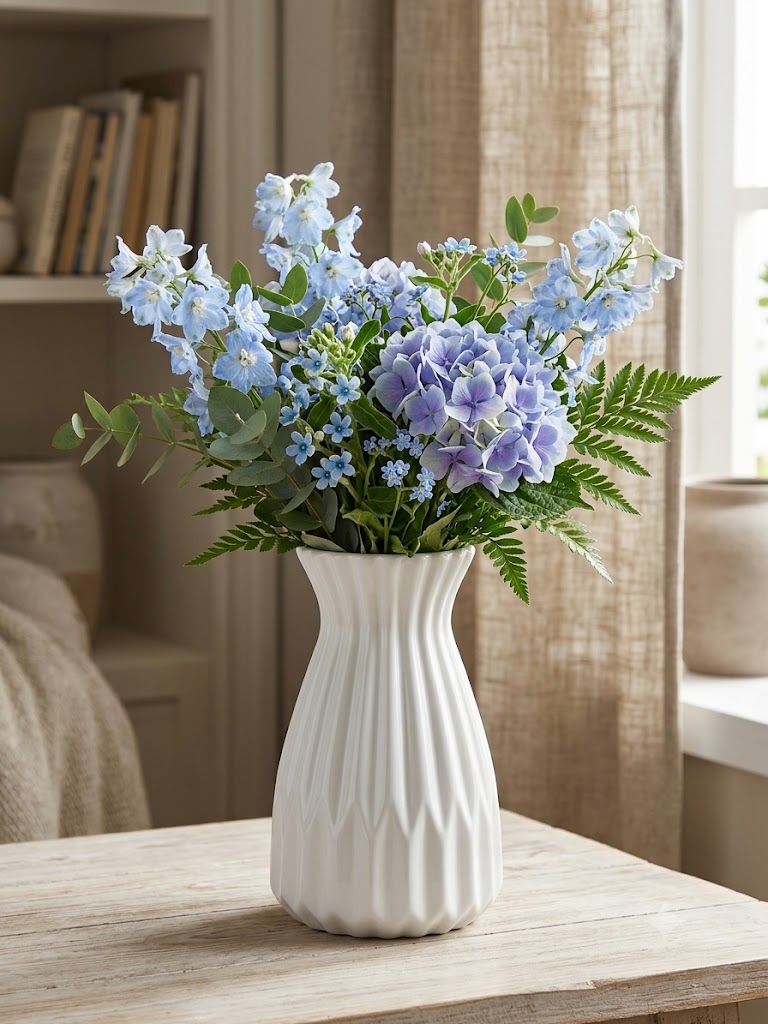 Ваза для живых и искусственных цветов 2 л
