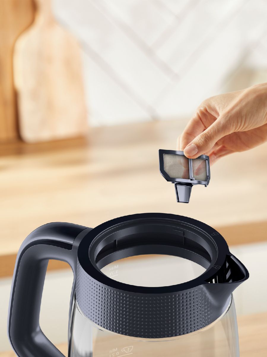 Электрический чайник Tefal Glass Kettle KO2G08E0, 1.7 л