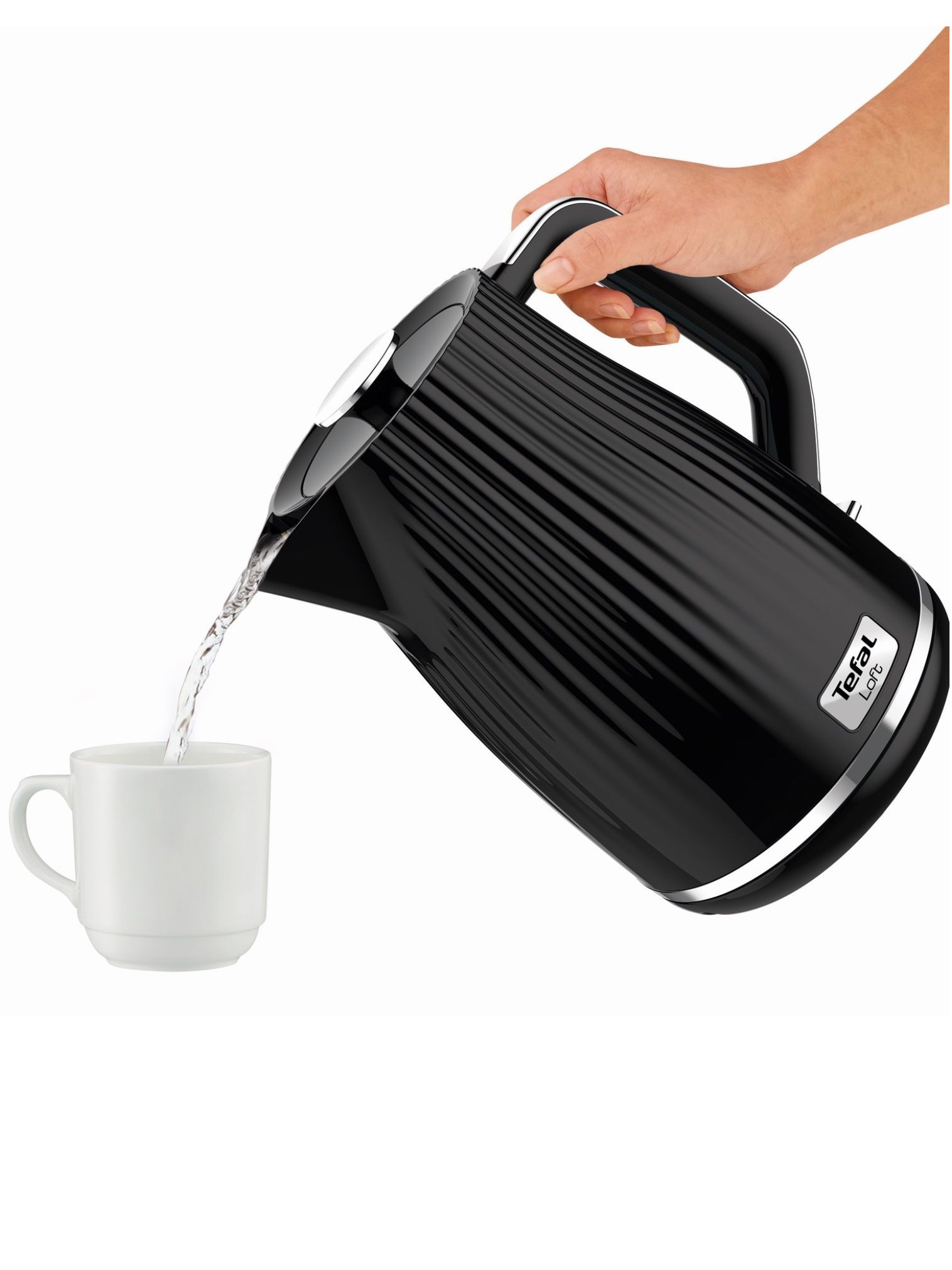 Чайник электрический Tefal Loft KO250830, черный