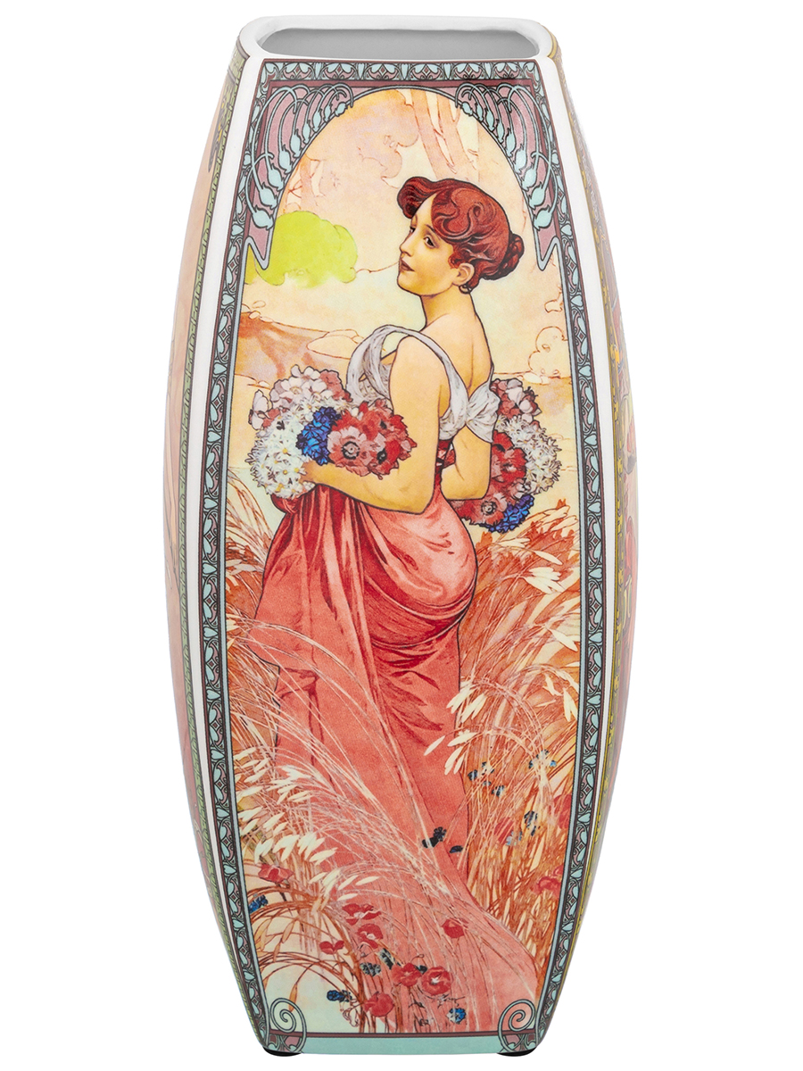 Ваза для цветов 2 л 11,5х11,5х25 см