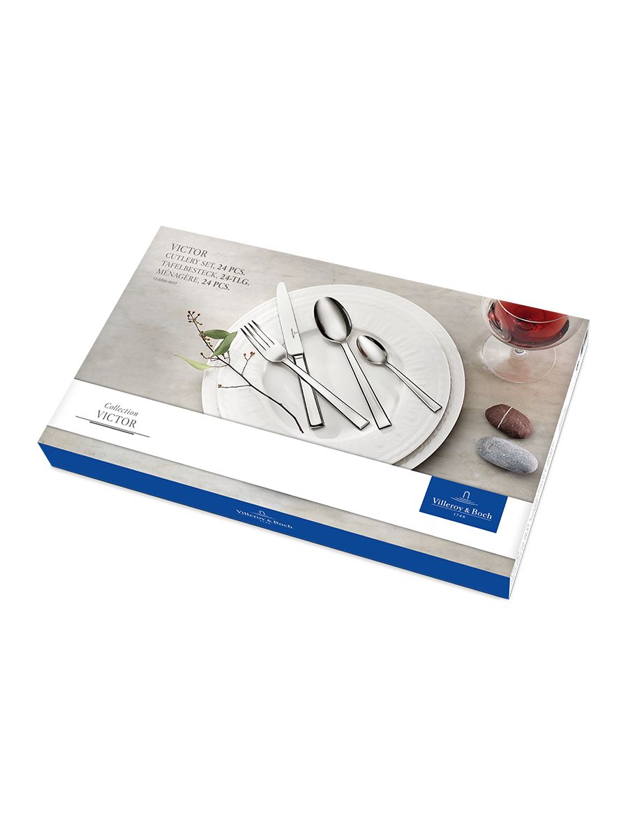 Набор столовых приборов Villeroy & Boch Victor Набор из 24 предметов. Villeroy & Boch, Нержавеющая сталь