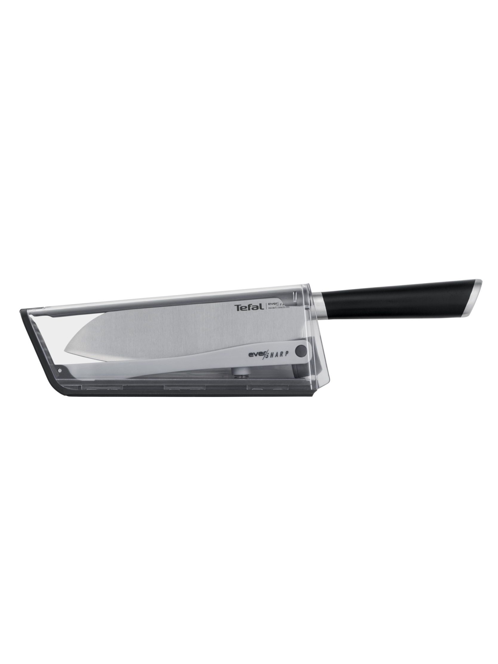 Нож кухонный сантоку Ever Sharp Tefal K2579024 16,5 см С чехлом для затачивания и хранения