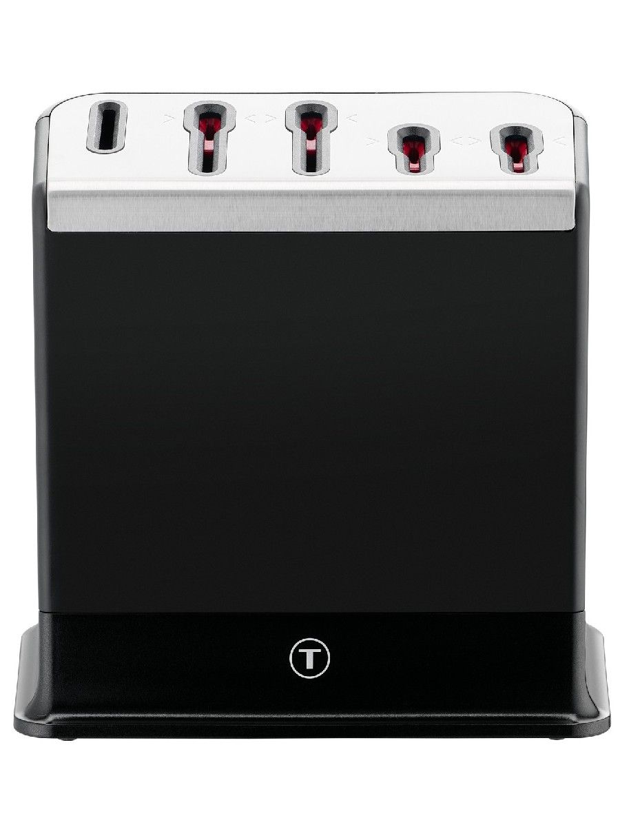 Набор ножей кухонных на подставке Tefal EverSharp K2976S04 Набор из 6 предметов. Нержавеющая сталь