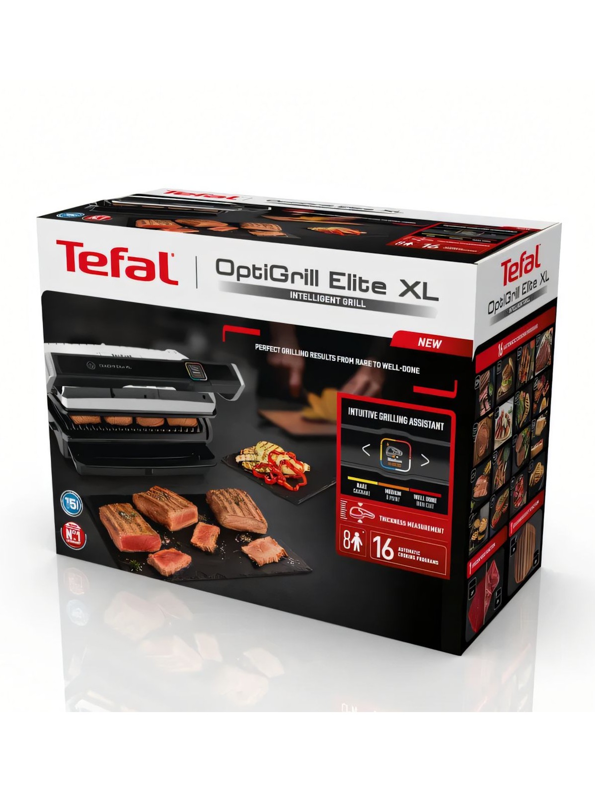 Гриль электрический Tefal Optigrill Elite XL GC760D30