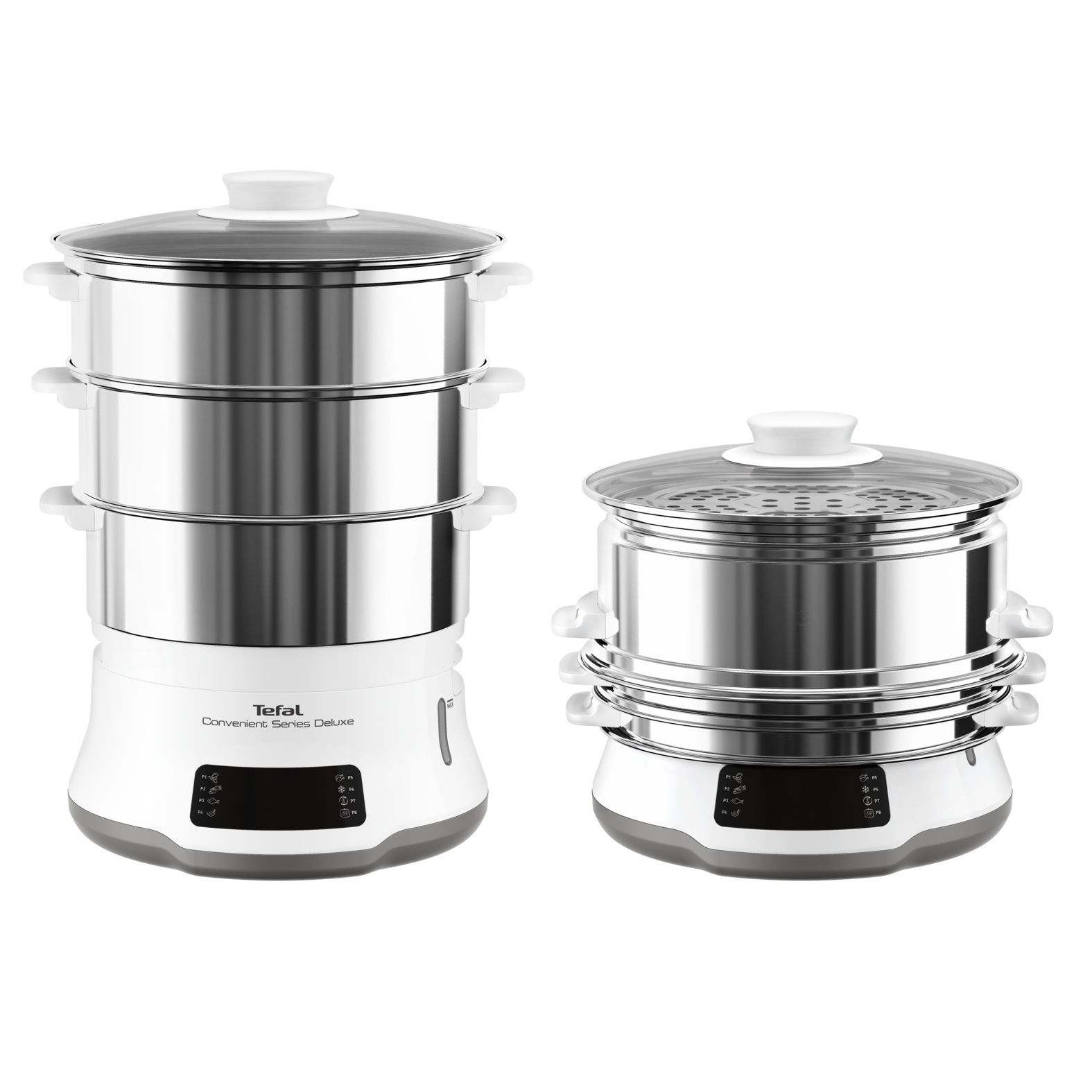 Пароварка электрическая Tefal Convenient Series Deluxe VC502D10 3 яруса