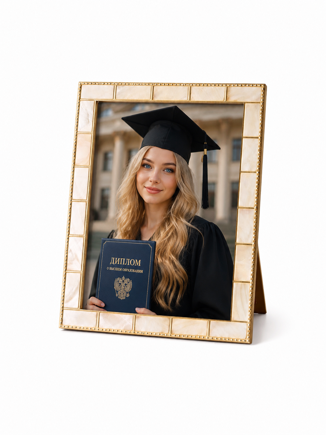 Фоторамка металлическая 10х15 см.