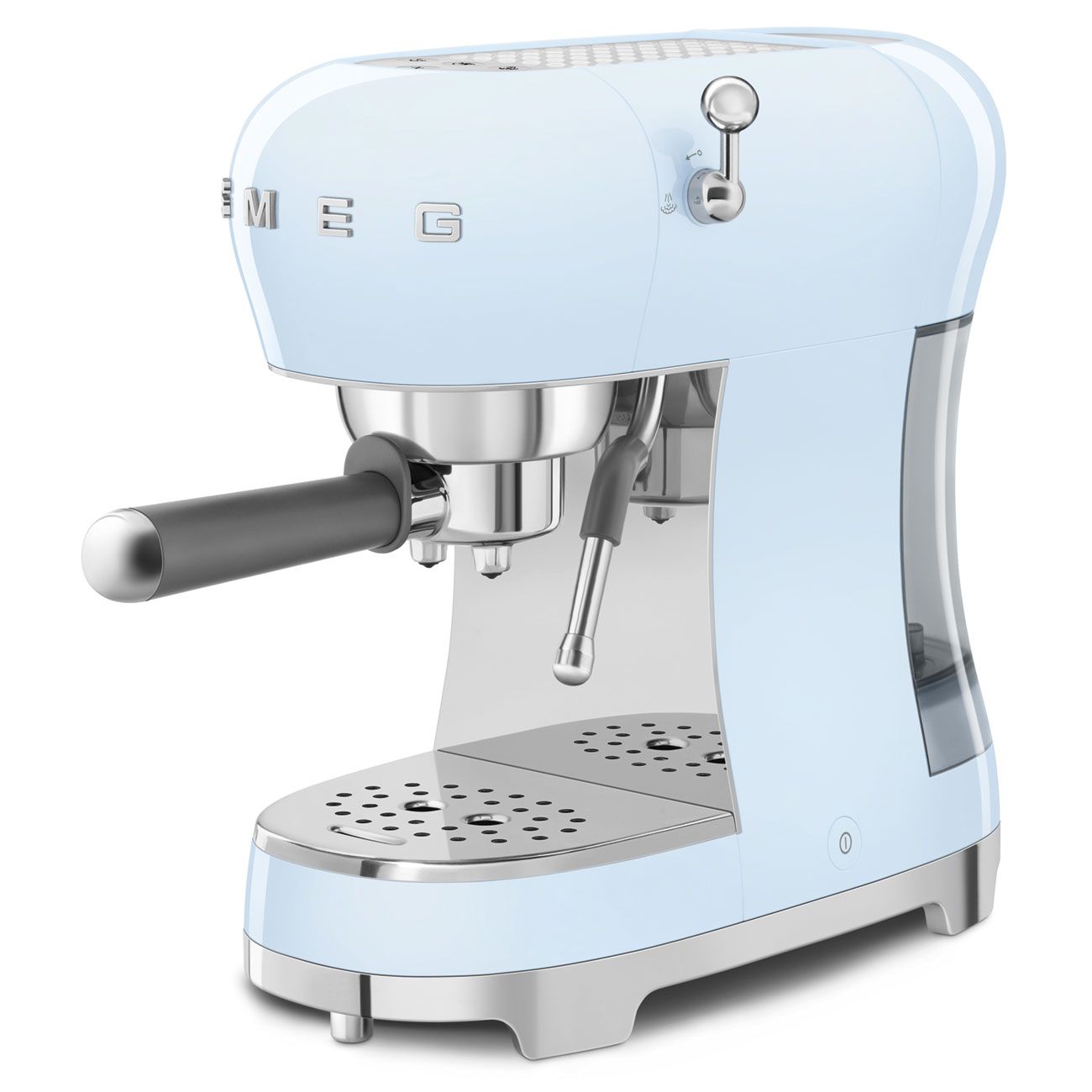 Кофеварка-эспрессо SMEG ECF02PBEU Цвет пастельно-голубой глянцевый