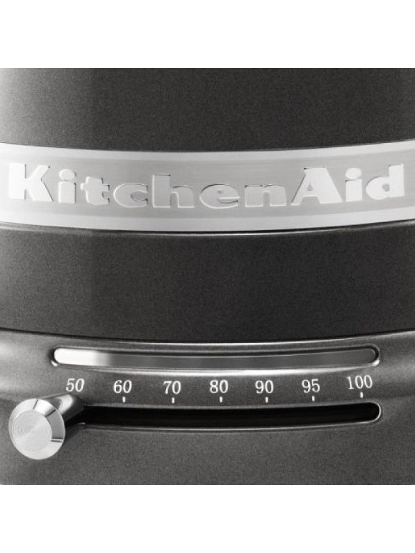 Электрический чайник KitchenAid Artisan 5KEK1522EMS 1.5л Серебряный медальон, двойные стенки.